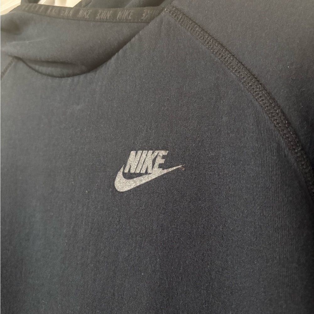 Nike Tech Black pull over hoodie size small - Picture 3 of 8